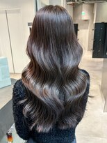 アイティー バイ アルバム 浦和店(IT by ALBUM)&nbsp;フェミニンロング似合わせカットマロンベージュ_ba537011