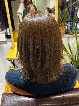 アントワープトーキョー(antwerp TOKYO) 30代40代50代外ハネミディアムレイヤー髪質改善酸性ストレート