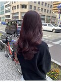 パープルヘアカラーはイエベさんとの相性抜群です！