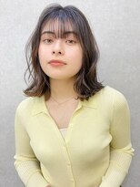 ケーツー エム 京都ラクエ(k-two emu)&nbsp;ゆる巻きミディアム*顔周りカット*前髪カット*髪質改善*ベージュ