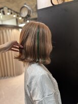 ヴァイス 渋谷店(VAICE)&nbsp;ミルクティーベージュ/エクステ/ポイントカラー