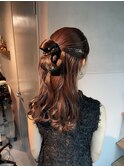 【ハーフアップ】結婚式/二次会//銀座/ヘアセット/成人式