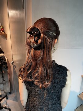 シャルムバイケンジ(Charm.by KENJE) 【ハーフアップ】結婚式/二次会//銀座/ヘアセット/成人式