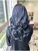 髪質改善×艶髪カラー×巻き髪スタイル
