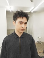 黒髪メンズベリーショートカジュアルショートヘア