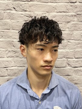 グレイスフル バーバープラチナム 六本木店(Graceful Barber platinum) ツーブロックマッシュ×シャドウパーマ