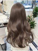 マロンベージュ  アッシュベージュ  透明感カラー