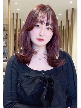 リベロ 柏(Libero) レッドブラウン／レイヤーカット