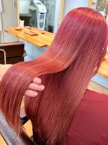 アン ブリーチ(UN BLEACH)&nbsp;チェリーレッド×髪質改善Tr【高木】