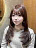 【韓国ヘア】小顔レイヤーカット＋極艶カラー　10000　【吉原指名限定】