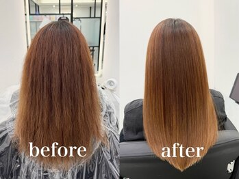 エフ 錦糸町(F.)の写真/専門サロンでも使われてる業界最高峰の髪質改善縮毛矯正の薬剤を使用♪[錦糸町駅１分]