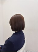 明るめベージュ/ボブ