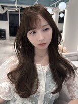 マインバイアフロートギンザ(MYNE by AFLOAT GINZA)&nbsp;巻き髪/後れ毛/顔周りカット/レイヤーカット/ブラウン