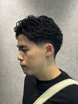 フジヤマバーバーショップ エビス(FUJIYAMA BARBER SHOP ebisu)&nbsp;テーパーフェード×パーマ