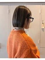 エターナル(ETERNAL) ぱつっとボブ×ハイライト