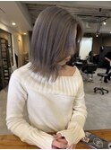 20代30代大人可愛いダブルカラーアッシュグレージュ