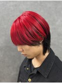 レッドアンブレラウルフメンズハイトーンメンズブリーチ