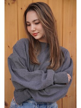 ブゾン(buZon) 【buZonブゾン】外国人風メッシュ×グラデーションレイヤー