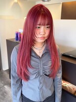 グランドール(Grandoll)&nbsp;チェリーレッド×ストレートロング【小倉北区神岳】