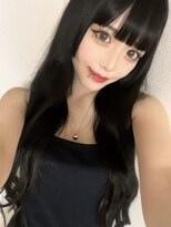 サロン ド ココ(salon de COCO)&nbsp;黒髪ロング/無加工毛エクステ/シールエクステ
