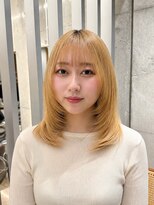 フィルムス 横浜(FILMS+)&nbsp;ミルクティーベージュ/クラゲヘア/顔周り/シースルー/横浜