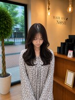 ヘアースパ ノッシュ 博多千代店(Hair Spa Nosh) Hair Spa Nosh 博多千代店/ネイビーブルー/暗髪