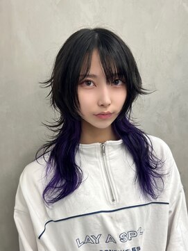 スノットバイガルテ(SNOT by GARTE) ウルフカット/デザインカラー/インナーカラー