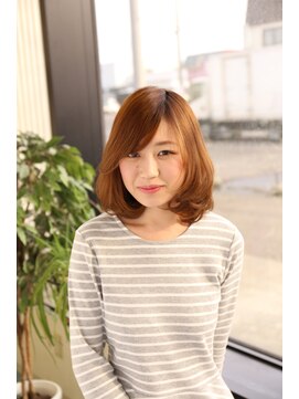 ドリームヘアサロン サンマーニー(DREAM HAIR SALON SUN MARNIE) 内巻きミディアムボブ