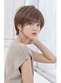 小顔ショート×似合わせカット オリーブアッシュ【瀧上丈司】