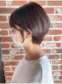 大人かわいい×小顔なショート
