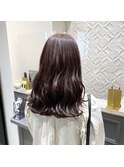 大人可愛い20代30代40代 イルミナカラーラベンダーアッシュ