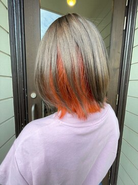 ヘア メイク ココ(hair make coco) 2トーン★オーレンジ♪♪(*^^*)