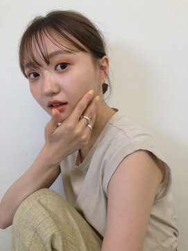 ガーランドウメダ(Garland umeda) オリーブブラウン　アディクシーカラー　担当　輪玉