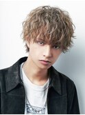 【SENSE渋谷】マッシュウルフ ミルクティーカラー