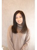 30代・40代・50代ミルクティーベージュ×レイヤーセミ