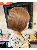 #ミニボブ#ミルクティーベージュ