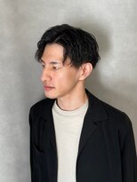 ソアー 新大阪(SOAR)&nbsp;センターパート刈り上ソフトツイストスパイラルパーマ【新大阪】