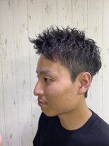 トミーズバーバー(Tommy's Barber) ショートツイストパーマ