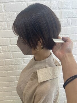 デイジー インデックスヘア 大島店(DAISY index hair) 30代40代50代 大人ナチュラルレイヤーショートボブ ショートボブ