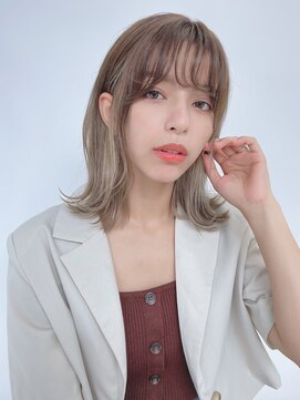 ルービック バランス 天王寺(Rubik's×Balance) セクションカラー/イヤリングカラー/外ハネボブ