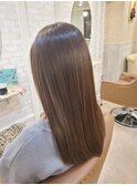 うる艶カラー!ナチュラルストレート
