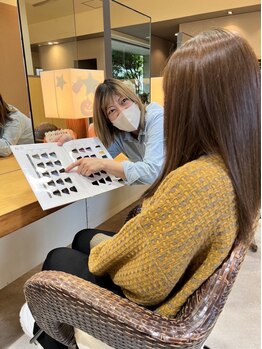 チュラブラン 和泉中央店(CHURA BLANC)の写真/髪のお悩みを解決！お客様の髪の状態やクセを見極め、あなたに合ったスタイルを提案します♪