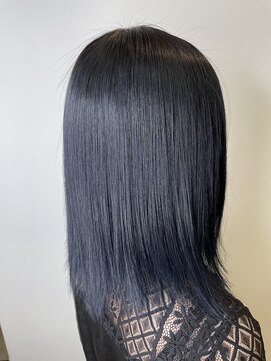 ヘア サークル ジープ 石井店(hair circle geep) ブルーブラック