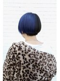 セパレートカラー ブルー×ブラック