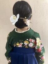 オブジェ(OBJET) 卒業式、袴ヘアセット