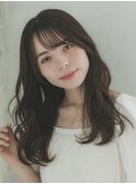 ★◎大人ガーリーチョコレート小顔カット外ハネボブモード
