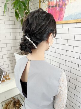 リール(THE RIRE.) ＊THE  RIRE.  結婚式お呼ばれ×シニヨンアレンジ＊