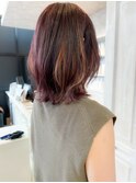 福山キャアリー大人ぱつんと切りっぱなし外ハネカーリーヘア