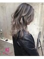 ドンナ 奈良イズミヤ広陵店(DONNA)&nbsp;ハイライトカラー外ハネデジタルパーマニュアンスカラー