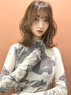 サイン 表参道(SIGN) 韓国ヘアイメチェンハッシュカット似合わせカットレッドブラウン